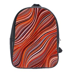 Electric Field Art Xliii School Bag (large) by okhismakingart