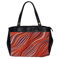 Electric Field Art Xliii Oversize Office Handbag (2 Sides) by okhismakingart