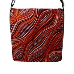 Electric Field Art Xliii Flap Closure Messenger Bag (l) by okhismakingart