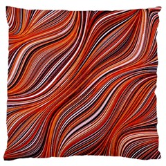 Electric Field Art Xliii Standard Flano Cushion Case (one Side) by okhismakingart