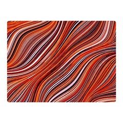 Electric Field Art Xliii Double Sided Flano Blanket (mini)  by okhismakingart