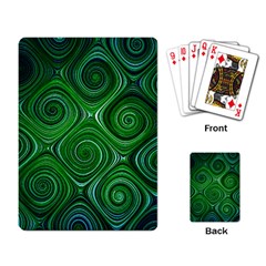 Electric Field Art Xliv Playing Cards Single Design by okhismakingart