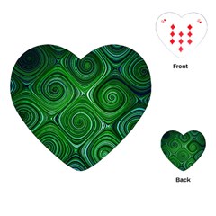 Electric Field Art Xliv Playing Cards (heart) by okhismakingart