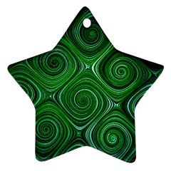 Electric Field Art Xliv Star Ornament (two Sides) by okhismakingart