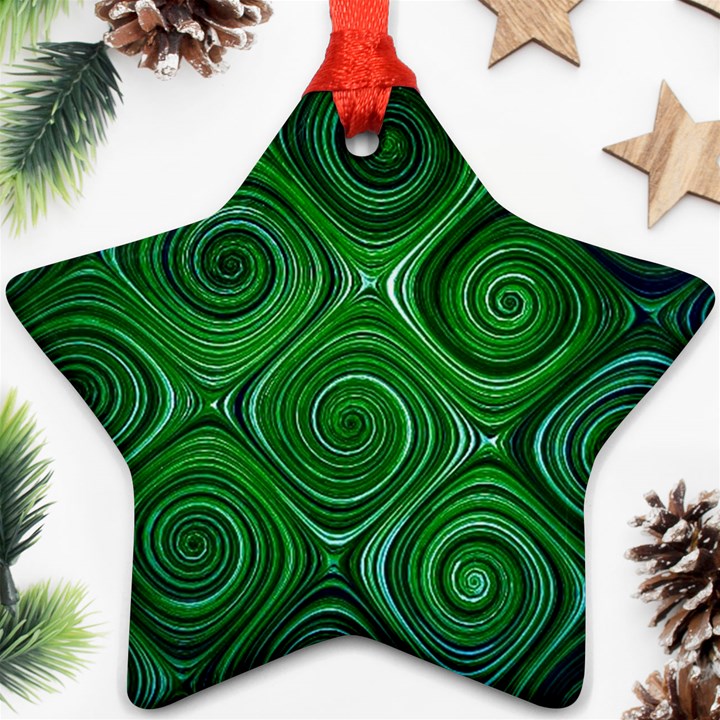 Electric Field Art XLIV Star Ornament (Two Sides)