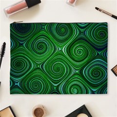 Electric Field Art Xliv Cosmetic Bag (xl) by okhismakingart