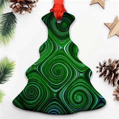 Electric Field Art Xliv Ornament (christmas Tree)  by okhismakingart