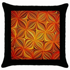 Electric Field Art Xlv Throw Pillow Case (black) by okhismakingart