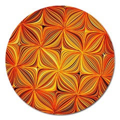 Electric Field Art Xlv Magnet 5  (round) by okhismakingart