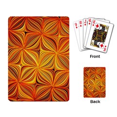 Electric Field Art Xlv Playing Cards Single Design by okhismakingart