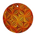 Electric Field Art XLV Round Ornament (Two Sides) Front