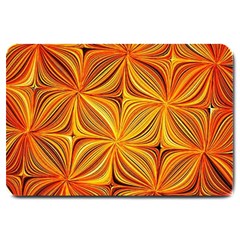 Electric Field Art Xlv Large Doormat  by okhismakingart