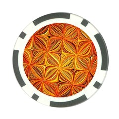 Electric Field Art Xlv Poker Chip Card Guard by okhismakingart