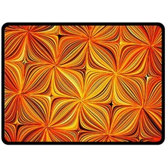 Electric Field Art Xlv Fleece Blanket (large)  by okhismakingart