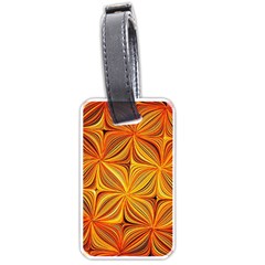 Electric Field Art Xlv Luggage Tags (one Side)  by okhismakingart