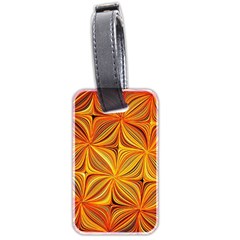 Electric Field Art Xlv Luggage Tags (two Sides) by okhismakingart