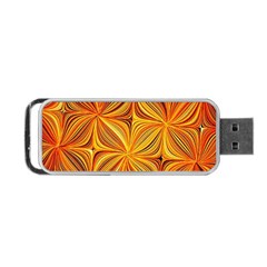 Electric Field Art Xlv Portable Usb Flash (one Side) by okhismakingart