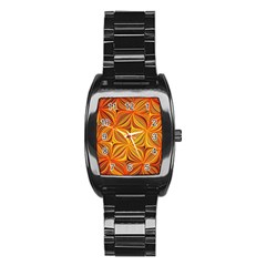 Electric Field Art Xlv Stainless Steel Barrel Watch by okhismakingart