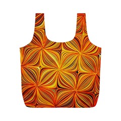 Electric Field Art Xlv Full Print Recycle Bag (m) by okhismakingart