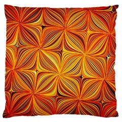 Electric Field Art Xlv Standard Flano Cushion Case (two Sides) by okhismakingart