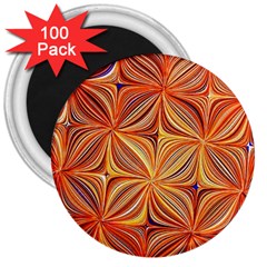 Electric Field Art Xlvi 3  Magnets (100 Pack) by okhismakingart