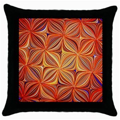 Electric Field Art Xlvi Throw Pillow Case (black) by okhismakingart