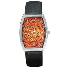 Electric Field Art Xlvi Barrel Style Metal Watch by okhismakingart