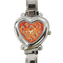 Electric Field Art Xlvi Heart Italian Charm Watch by okhismakingart