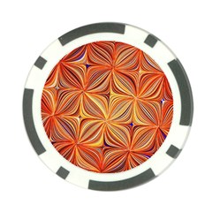 Electric Field Art Xlvi Poker Chip Card Guard by okhismakingart