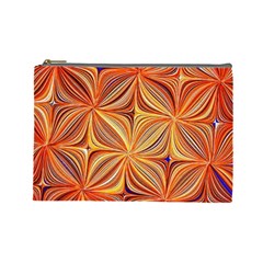 Electric Field Art Xlvi Cosmetic Bag (large) by okhismakingart