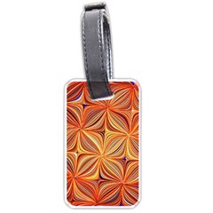 Electric Field Art Xlvi Luggage Tags (one Side)  by okhismakingart