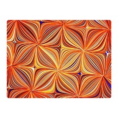 Electric Field Art Xlvi Double Sided Flano Blanket (mini)  by okhismakingart