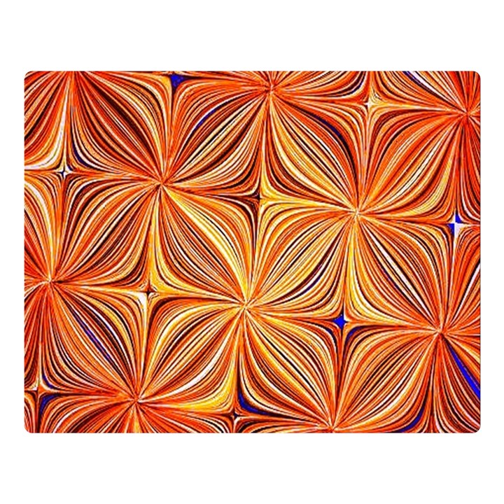 Electric Field Art XLVI Double Sided Flano Blanket (Large) 