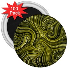 Electric Field Art Xlviii 3  Magnets (100 Pack) by okhismakingart