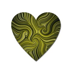 Electric Field Art Xlviii Heart Magnet by okhismakingart