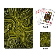 Electric Field Art Xlviii Playing Cards Single Design by okhismakingart