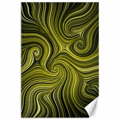 Electric Field Art Xlviii Canvas 24  X 36  by okhismakingart