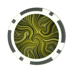 Electric Field Art Xlviii Poker Chip Card Guard by okhismakingart