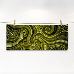 Electric Field Art Xlviii Hand Towel by okhismakingart