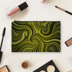 Electric Field Art Xlviii Cosmetic Bag (medium) by okhismakingart