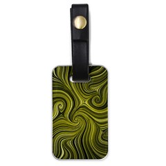 Electric Field Art Xlviii Luggage Tags (one Side)  by okhismakingart