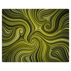 Electric Field Art Xlviii Double Sided Flano Blanket (medium)  by okhismakingart