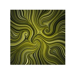 Electric Field Art Xlviii Small Satin Scarf (square) by okhismakingart