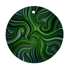 Electric Field Art Xlix Ornament (round) by okhismakingart