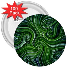 Electric Field Art Xlix 3  Buttons (100 Pack)  by okhismakingart