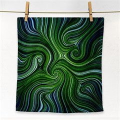 Electric Field Art Xlix Face Towel by okhismakingart