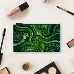 Electric Field Art Xlix Cosmetic Bag (small) by okhismakingart