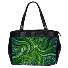 Electric Field Art Xlix Oversize Office Handbag (2 Sides) by okhismakingart