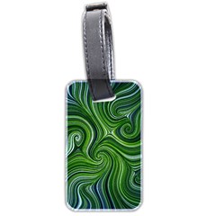 Electric Field Art Xlix Luggage Tags (two Sides) by okhismakingart