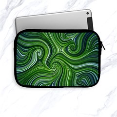 Electric Field Art Xlix Apple Ipad Mini Zipper Cases by okhismakingart